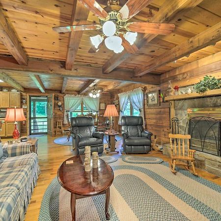 Scenic Creekside Cabin With Wraparound Porch! Villa Highlands Exterior photo