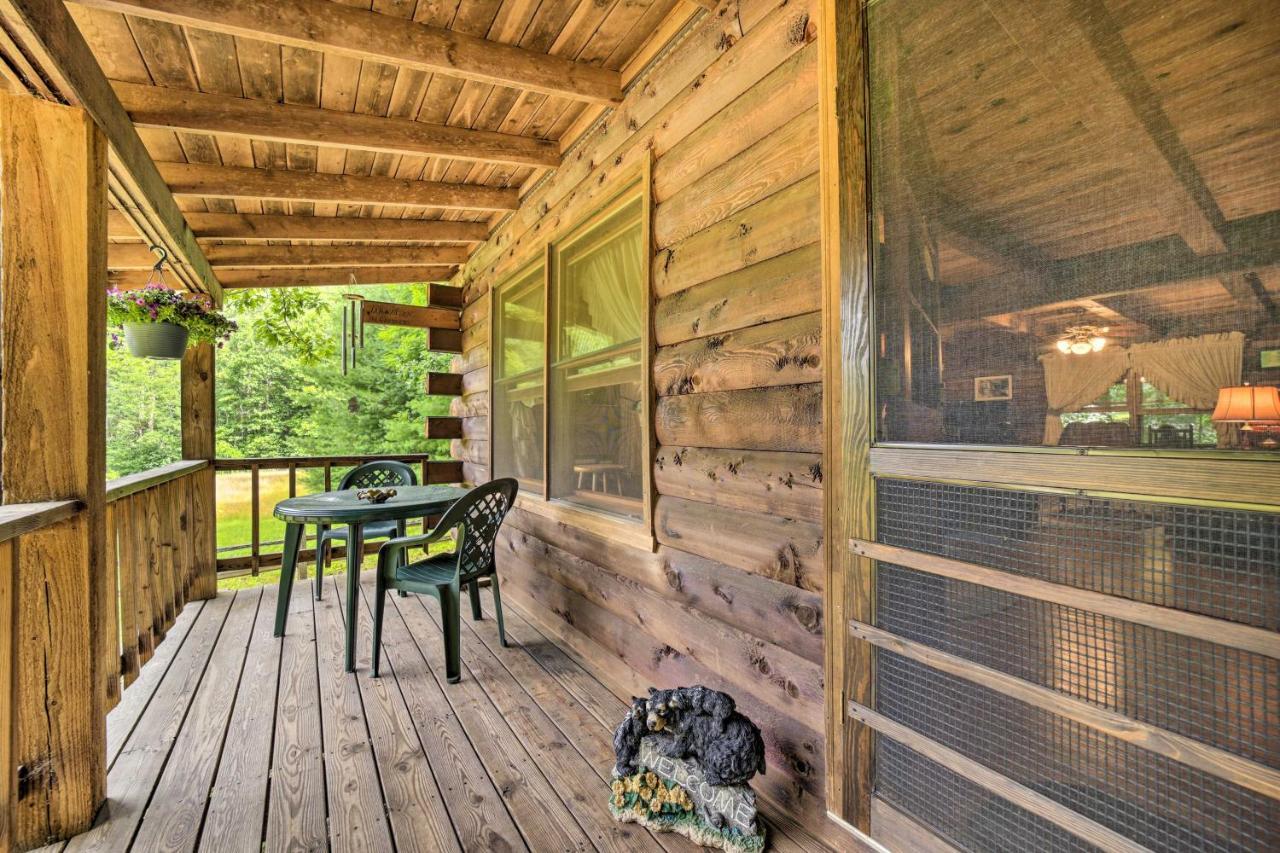 Scenic Creekside Cabin With Wraparound Porch! Villa Highlands Exterior photo